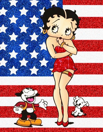 4th of July Betty Boop