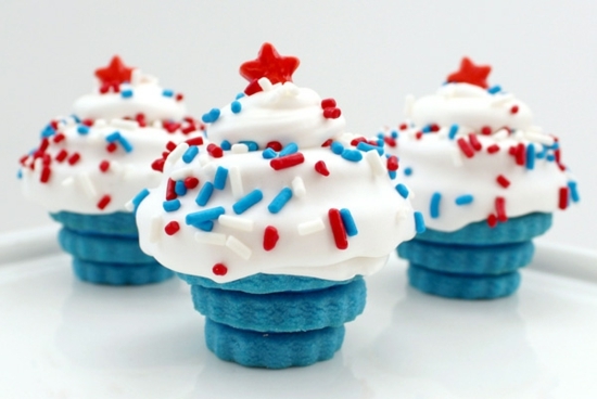 4th of July Cupcakes