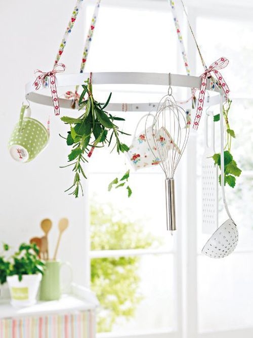 Simple Kitchen Rack for Hanging Utensils