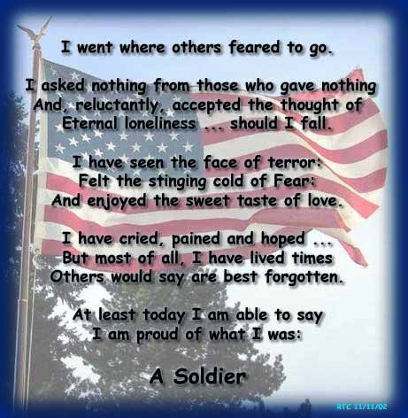 a soldier a soldier
