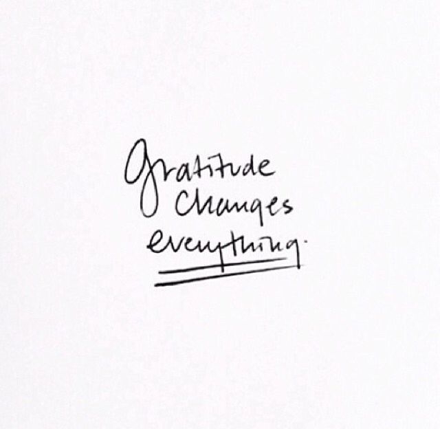 Gratitude Changes Everything Gratitude Changes Everything