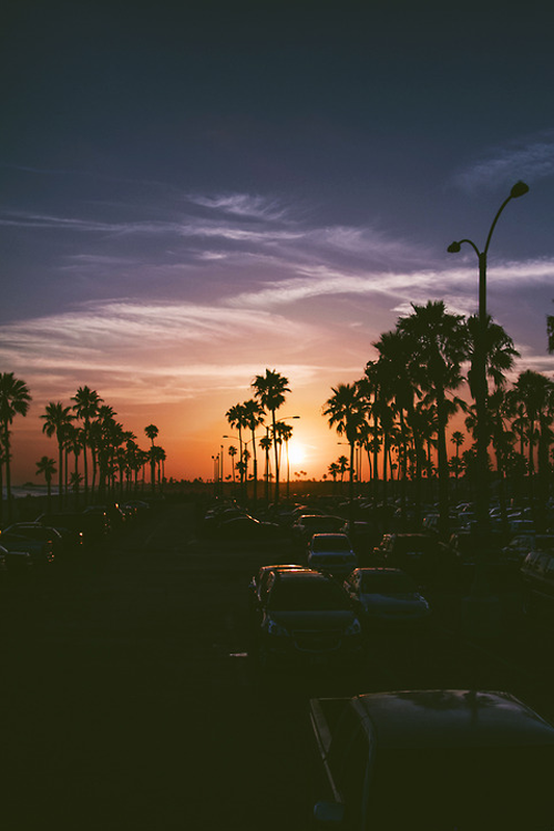 Sunset on Balboa beach