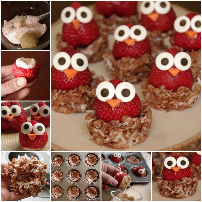 DIY Owl Strawberries
