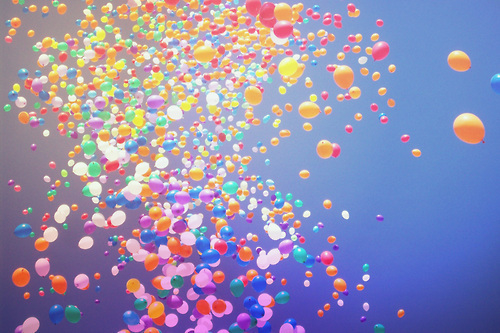 Sky of balloons