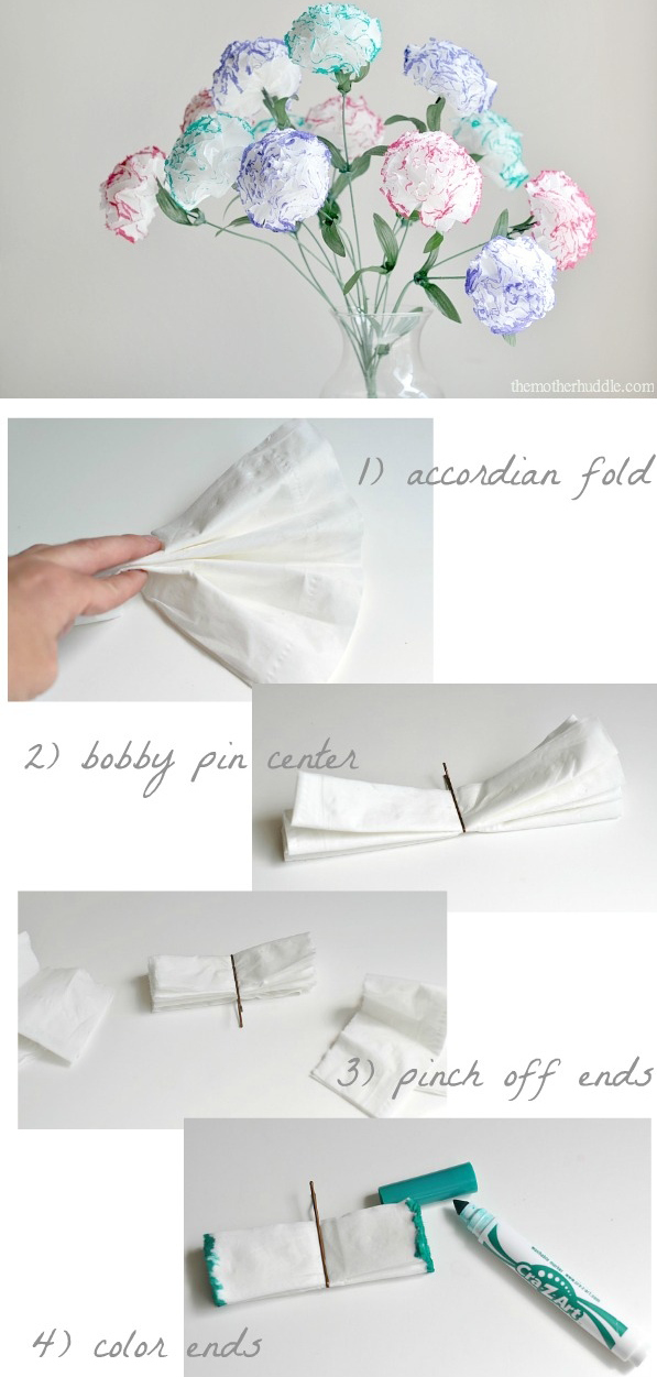 DIY Tissue Flowers