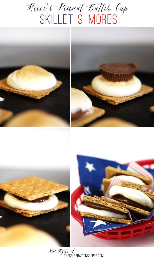 DIY Reeces Peanut Butter Cup Smores DIY Reeces Peanut Butter Cup Smores