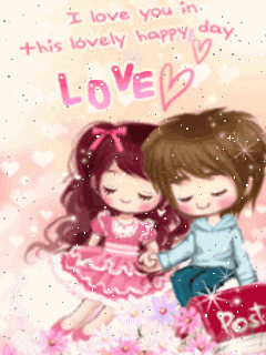 I love you this lovely happy day I love you this lovely happy day