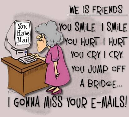 We is friends... We is friends...