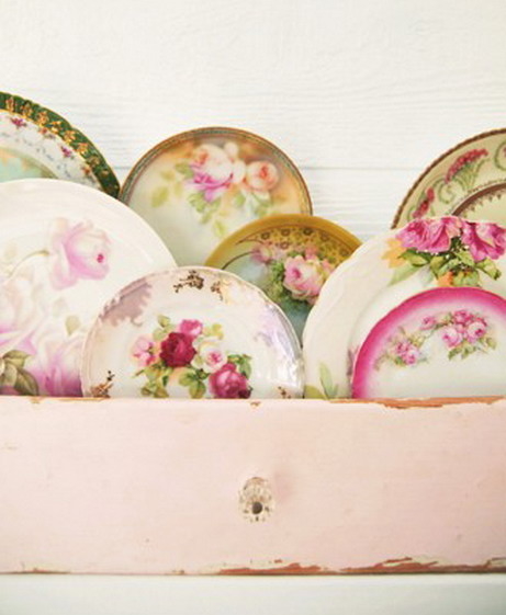 Collection of Vintage China Plates