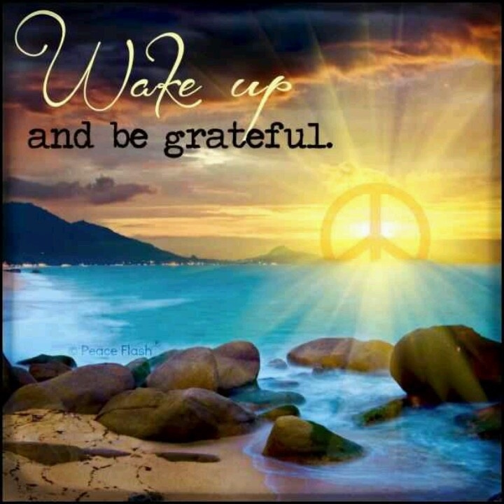 Wake Up and Be Grateful!