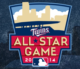 July 15th MLB 2014 All Star game hosted at Twins stadium