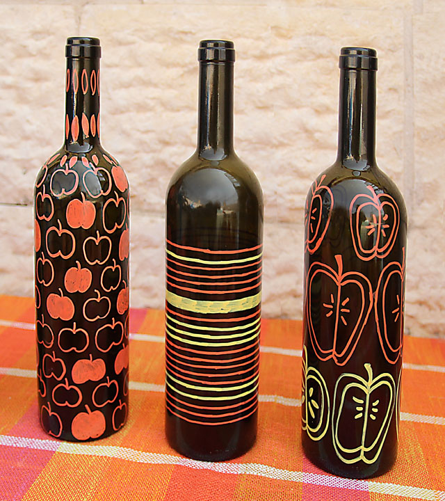 Wine bottles Simplified