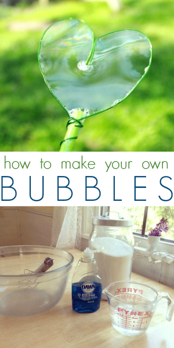 How to make your own bubbles