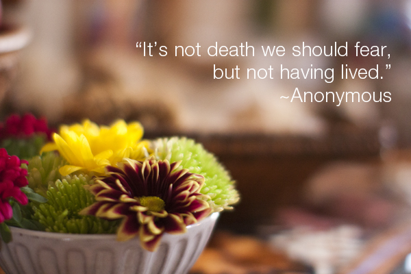 It's not death we should fear It's not death we should fear