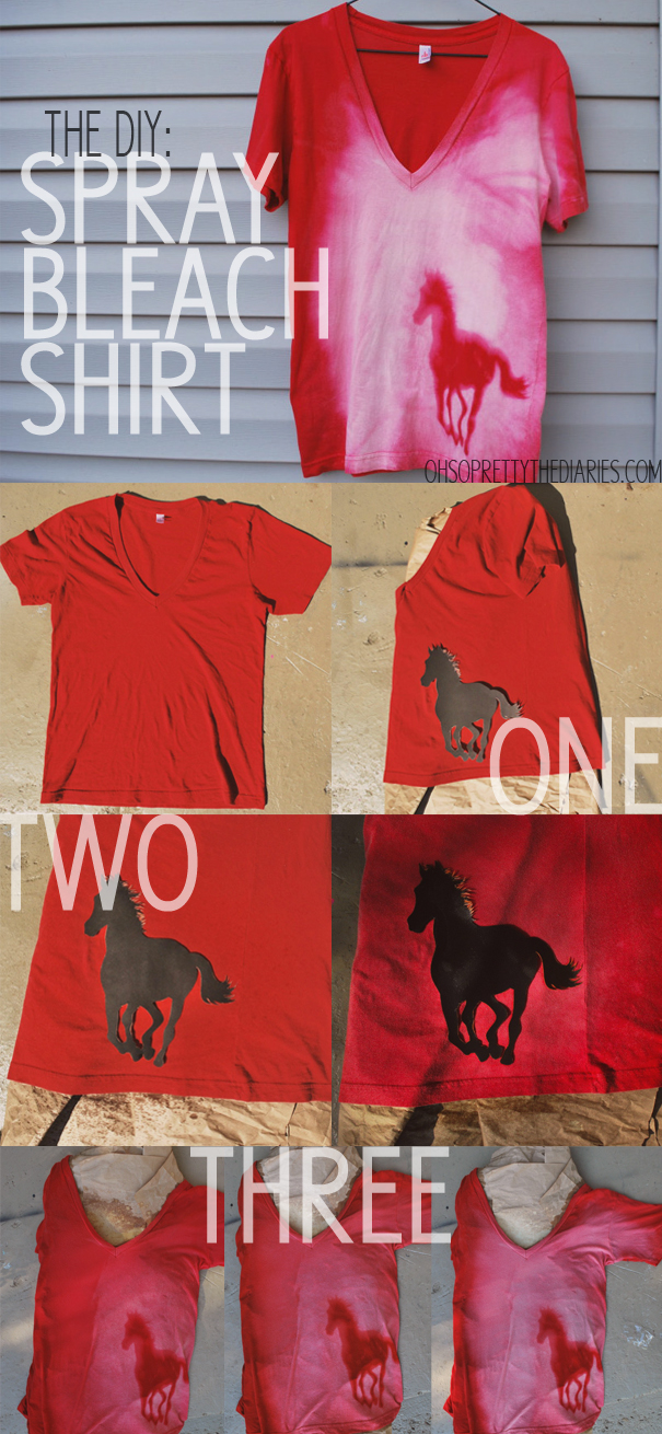 The DIY Spray Bleach Shirt