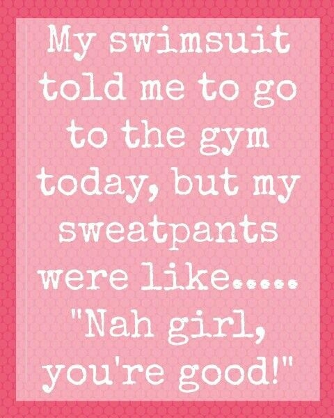 Swimsuit vs Sweatpants