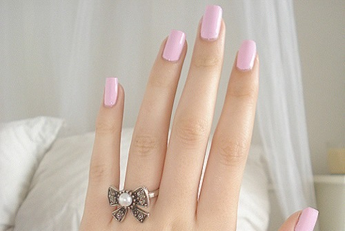 Pink nails Pink nails