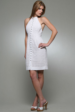 White Summer Handkerchief Dress