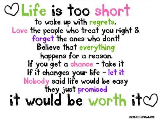 life is to short life is to short