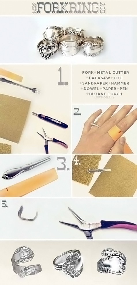 DIY Fork Ring DIY Fork Ring