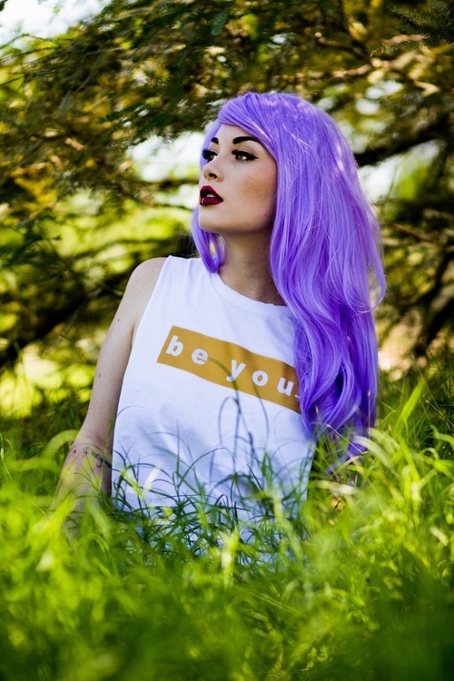 Bright Lavender Hair Bright Lavender Hair