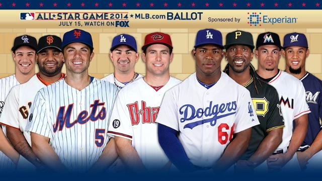 NL MLB All star game starters NL MLB All star game starters