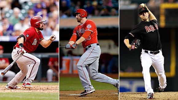 Adam Eaton Mark Trumbo Tyler Skaggs are with their new respected teams