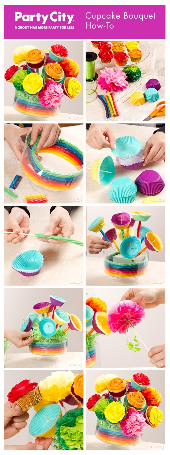DIY Cupcake Bouquet