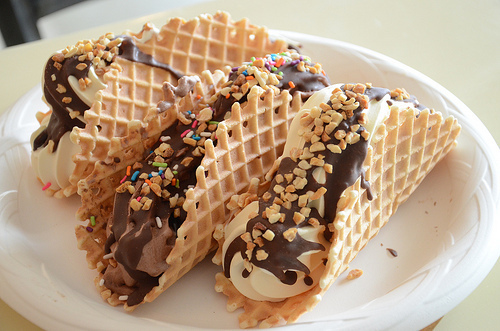 Chocolate tacos