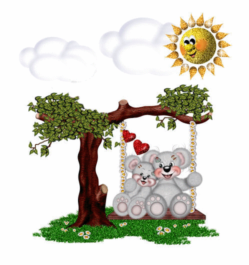 Cute Bears in the Summer