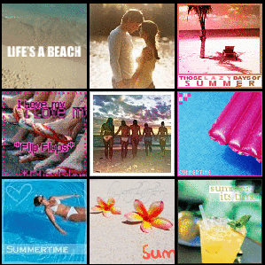 Summer Fun Collage Graphic Summer Fun Collage Graphic