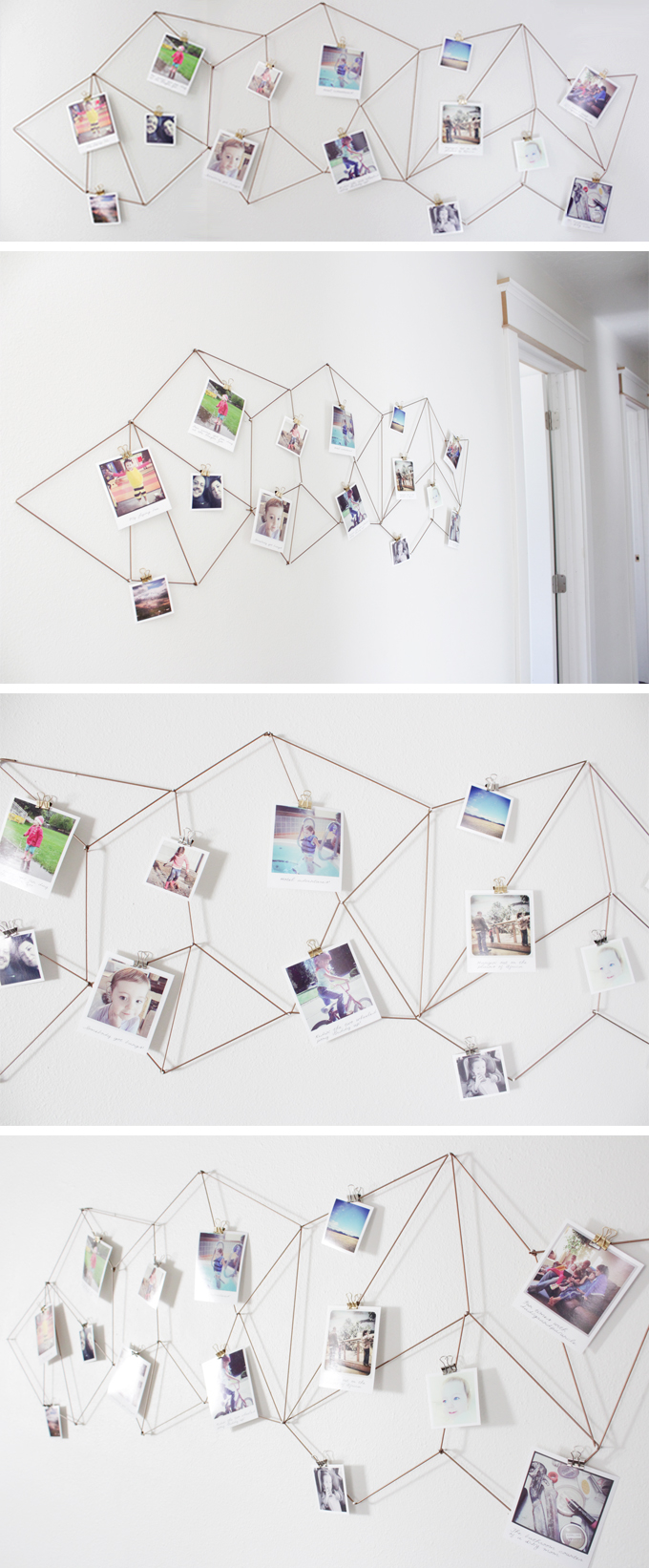 Geometric Photo Display Geometric Photo Display