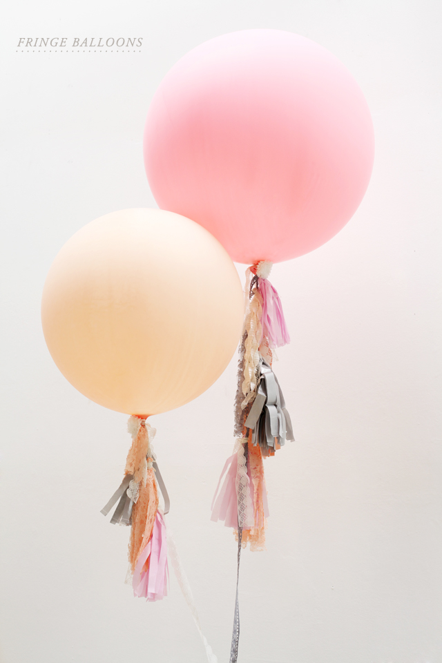 Fringe Balloon DIY