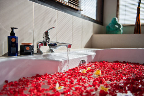 Flowers in the bath