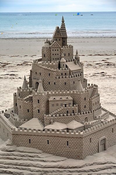 Huge sandcastle Huge sandcastle