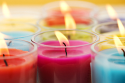Colorful candles