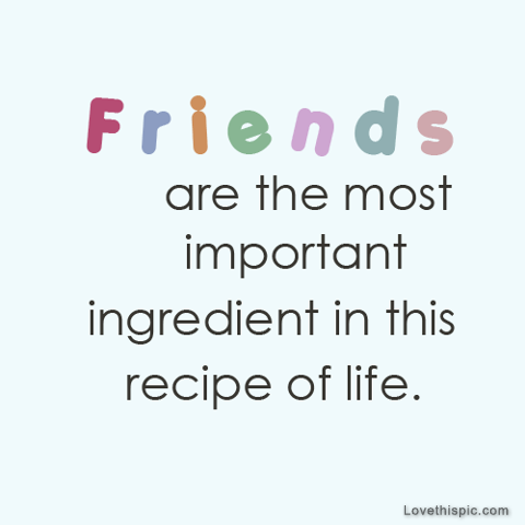 friends are the most important