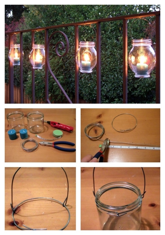 DIY Outdoor Candles