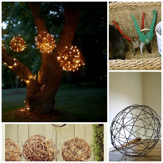 DIY Grapevine Lights