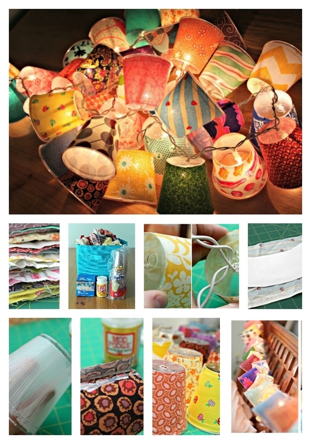 DIY Plastic Cup Lamps