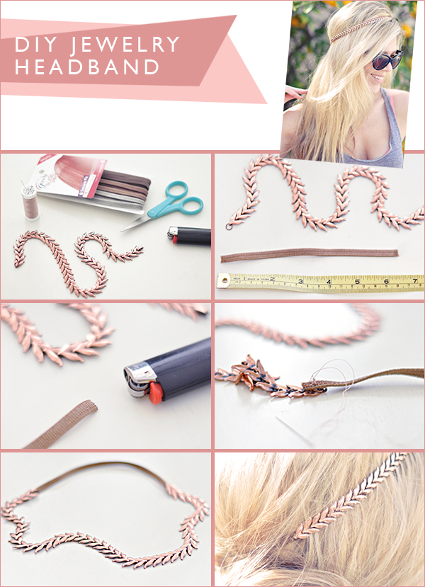 DIY Jewelry Headband DIY Jewelry Headband