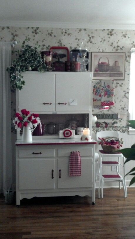 Cute Vintage Hoosier Cabinet