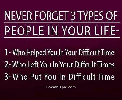 never forget 3 types of people in your life never forget 3 types of people in your life