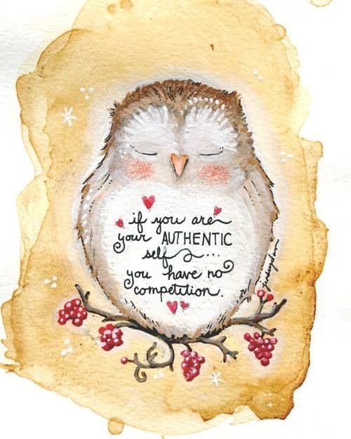 if you are your authentic self...