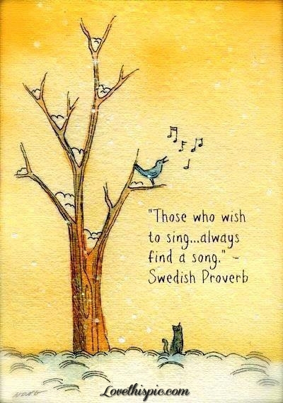 those who wish to sing... those who wish to sing...