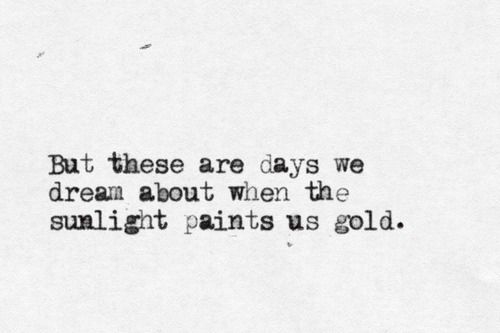 Sunlit dreams Sunlit dreams