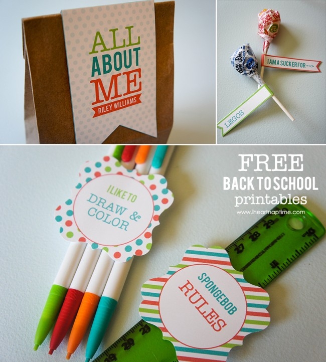 Back To School Printables