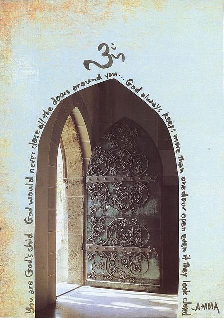 God never closes the door
