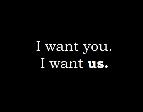 I want you I want you