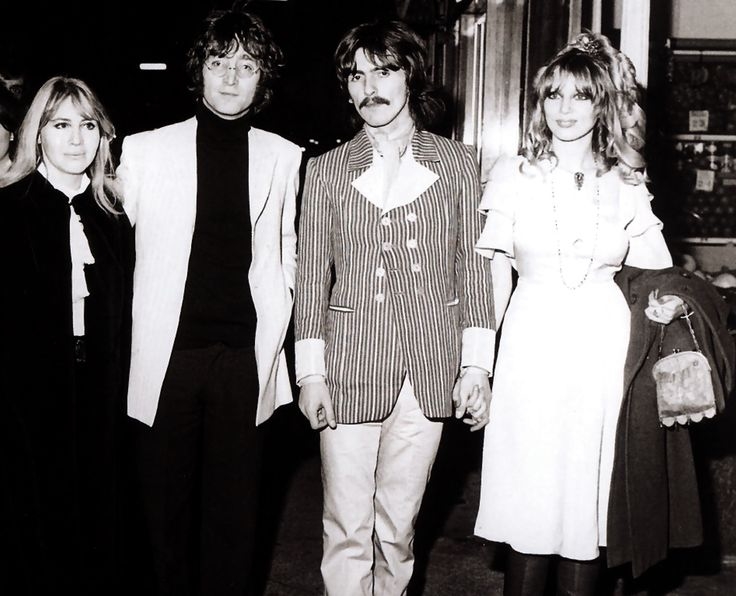 Cynthia, John, George & Pattie..Love this photo